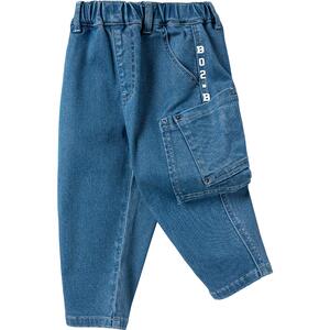 巴拉巴拉男童牛仔裤小童宝宝萝卜裤子春秋季新款儿童童装休闲长裤