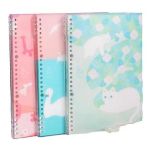 锦宫活页本宫下和限定活页本B5不硌手大容量活页本可手持卡通插画