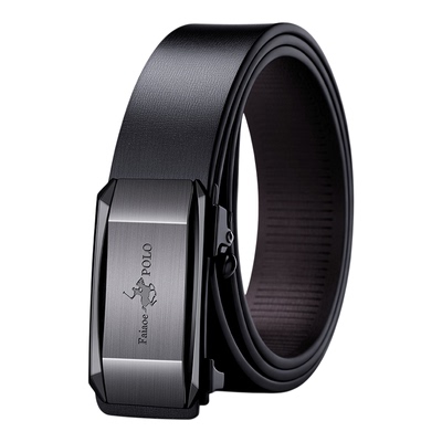 新款男士真皮腰带自动扣百搭裤带