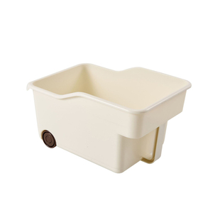 日式吊柜高柜神器【厨房高处收纳盒】带把手杂物筐橱柜高位整理盒