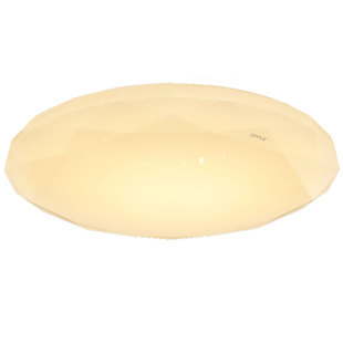 欧普照明LED吸顶灯卧室灯温馨简约现代圆形房间灯创意书房灯星钻