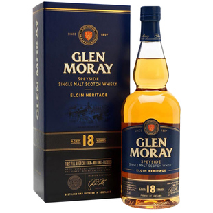 【高地】格兰莫雷18年英国原装进口单一麦芽威士忌洋酒Glen Moray