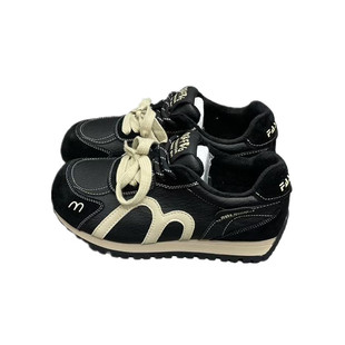 真皮厚底阿甘鞋女2025年秋冬新款加绒保暖拼色防滑舒适休闲运动鞋