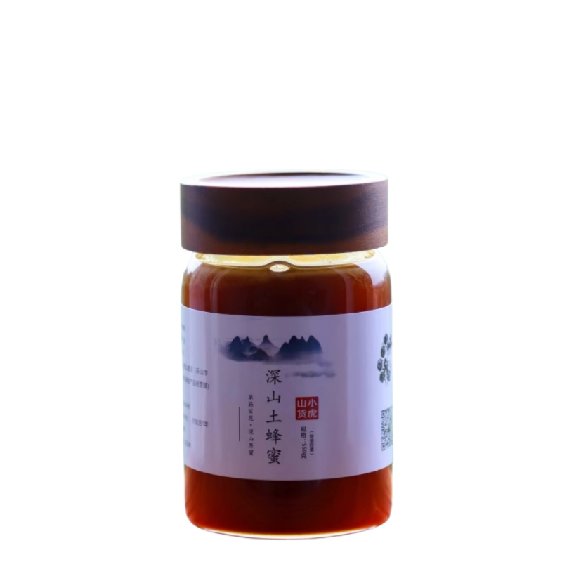 高山土蜂百花蜜原始压榨不喂蜜蜂