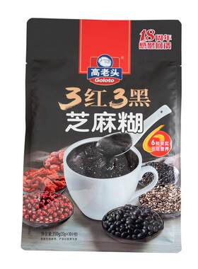 高老头三红黑芝麻糊350营养饱腹