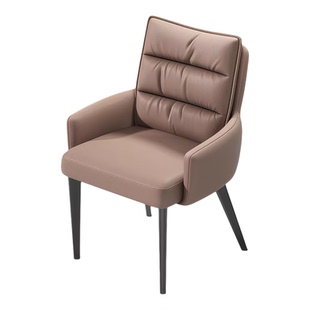 家用麻将椅子轻奢高级棋牌室软包久坐舒服椅子意式餐椅家用茶椅