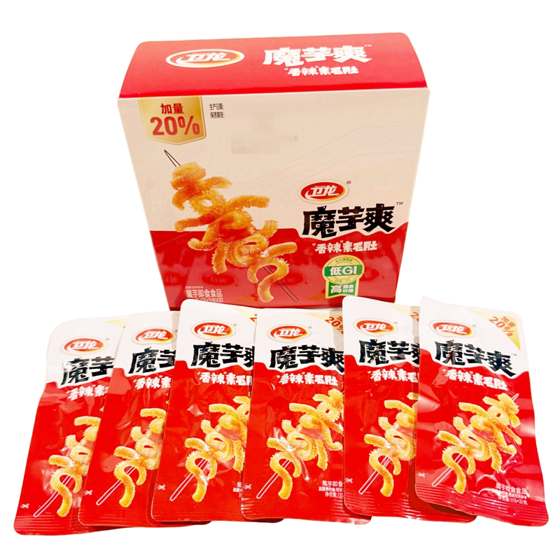 卫龙魔芋爽素毛肚香辣麻辣酸辣