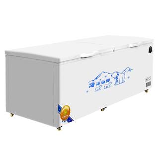 中国质造冰柜商用大容量冰箱冷藏冷冻卧式超大双温铜管冷柜展示柜