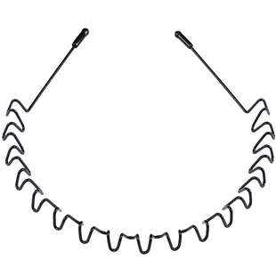 3只  男士发箍男隐形不勒头洗脸发卡运动发夹男女款碎围男生头箍