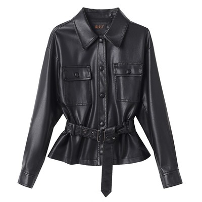 真皮羽绒服女短款2025新款冬设计感小个子皮衣绵羊皮夹克皮草外套