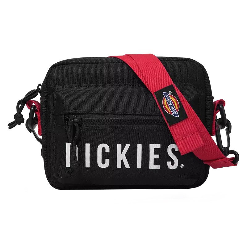 Dickies 潮流Logo印花胸包简约单肩包帆布飘带斜挎包百搭小方包男