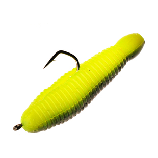 七成防脱长柄钩土豆双倒刺直柄钩路亚黑坑鳜鲈鱼精细无铅软虫饵钩