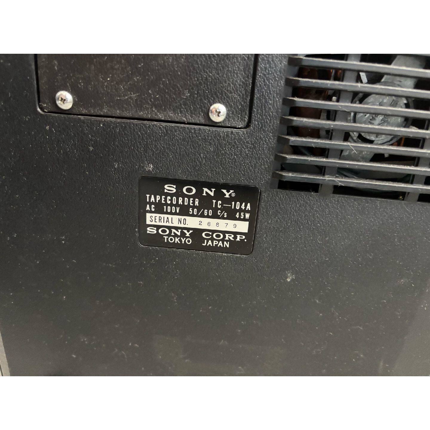 议价可维修索尼TC104A磁带机日本原装型号清晰带SONYO