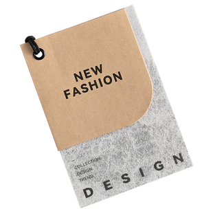 高档衣服装店吊牌定做牛皮纸吊牌logo定制简约原木风挂牌设计制作