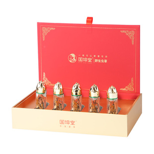 国坤堂西藏那曲野生冬虫夏草官方正品旗舰店干货虫草50克礼盒