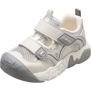 牧童童鞋儿童运动鞋夏季男童轻便户外小童鞋镂空透气网面女童鞋子