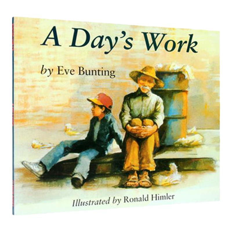 现货A day's work 英文绘本 一天的工作 汪培珽第四阶段书单推荐 英语绘本 童书 幼儿启蒙 图画书 纯全英文版正版原著英语书籍
