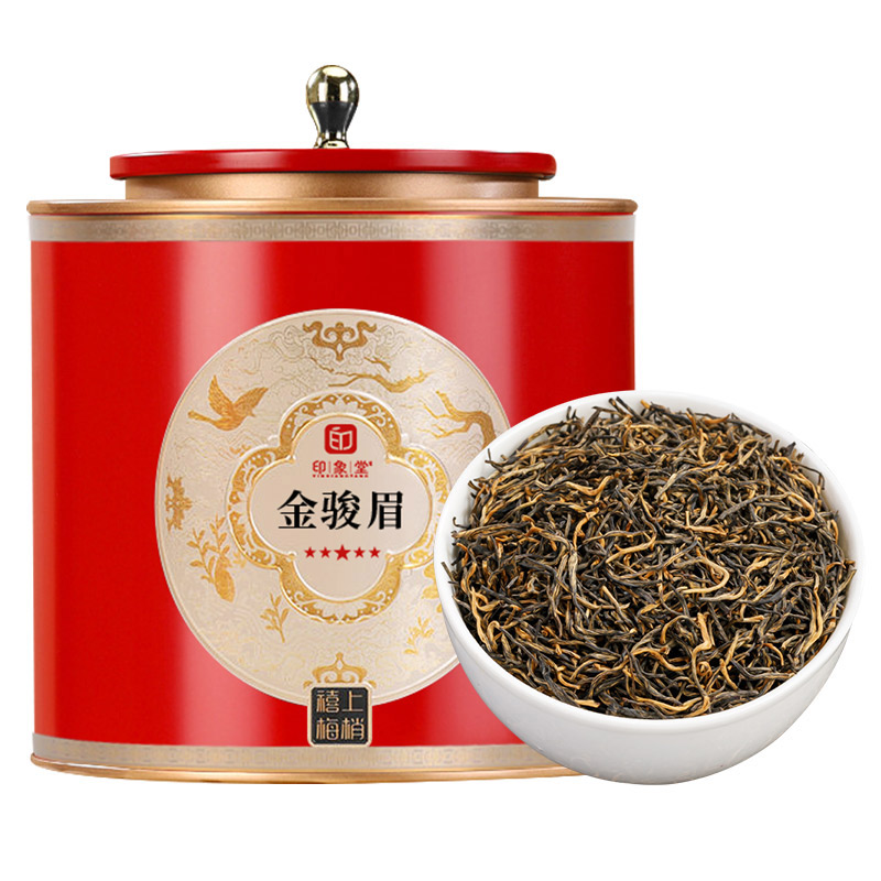 印象堂印象堂茶叶 2026新茶福建金骏眉特级金芽红茶250g罐装