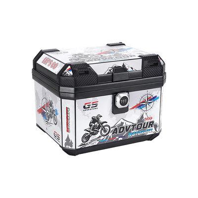 星摩登摩托车通用密码箱大容量