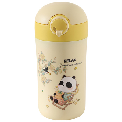 儿童上学真陶瓷内胆保温杯