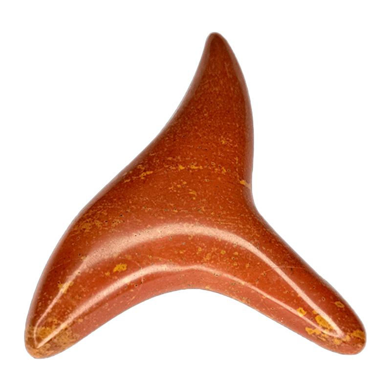 泗滨红砭石三角雀按摩器能量石点穴锥按摩脚足底疗经络棒神器大号