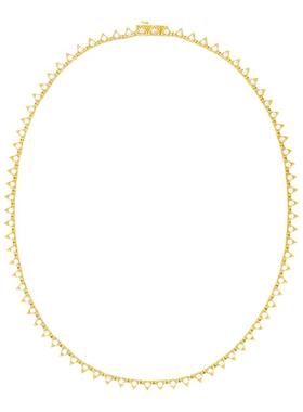 CISSY SHI温蒂妮的记忆系列成就三角项链镀金2025新款轻奢女颈链