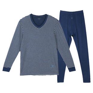 仕乐发热保暖内衣圆领男士大码秋衣秋裤套装女款棉毛衫蛇年大红色