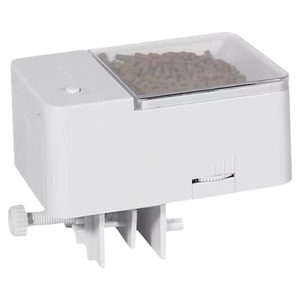 新款自动喂食器鱼缸宠物定时喂鱼器智能定量大容量电动鱼料投食器