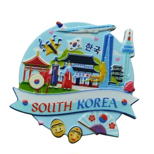 韩国首尔朝鲜日本京都东京奈良大阪北海道姬路函馆札幌冰箱磁性贴