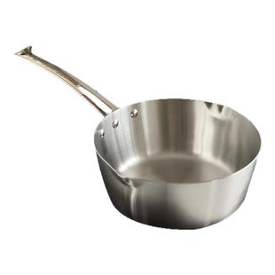 日本进口nakao中尾雪平锅不锈钢汤锅马壮实奶锅温莎锅铜柄雪平锅