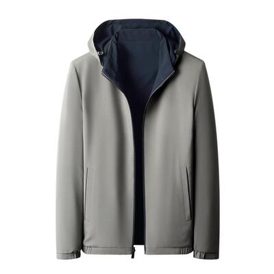 罗蒙春秋季商务休闲弹力抗皱夹克