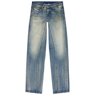 [折扣]DIESEL男士D-MACRO中腰宽松阔腿牛仔裤L.30裤长A1366709I97