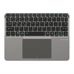 DUXDUCIS蓝牙无线触控键盘双折叠收纳适用苹果ipad通用平板电脑Macbook磁吸支架皮套兼容安卓win