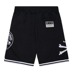 【MASTERMIND联名】MN短裤潮流简约时尚经典配色休闲运动短裤男