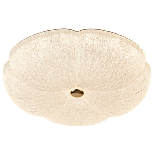 箭牌卧室吸顶灯轻奢中古山茶花美学设计感主卧房间过道儿童房灯具