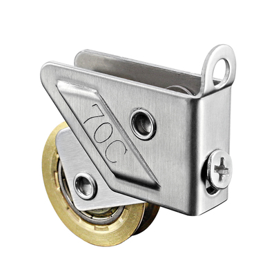 4个70c老式彩铝门窗滑轮轨道滚轮