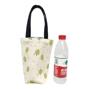 保温杯杯套奶茶套 便携帆布水杯环保袋 通用焖烧杯杯套外出手提袋