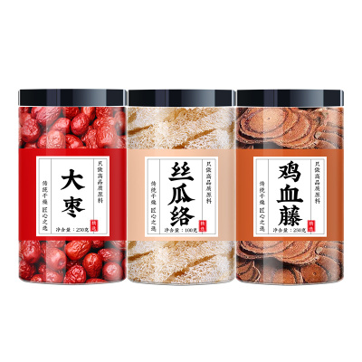 鸡血藤丝瓜络大枣中药材