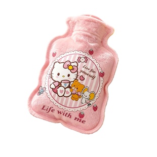 暖脚热水袋卡通植绒热水袋注水迷你注水袋小型被窝灌水小号暖手宝