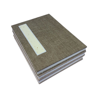 双层加厚夹宣空白半生熟宣纸册页12折24页书画写生印章收藏本包邮