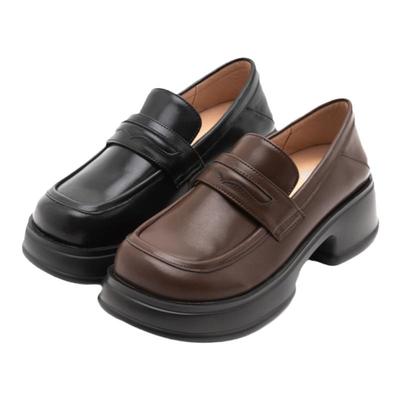 圆头制服鞋化雾语学院风韩系