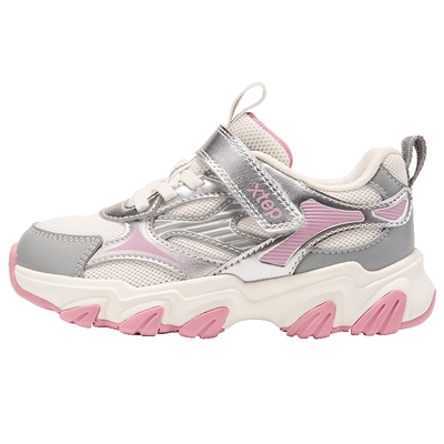 星辰｜特步童鞋冬季新款幼小童鞋子女童休闲鞋儿童软底防滑运动鞋