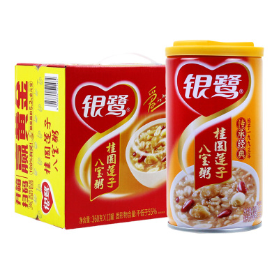 银鹭桂圆莲子八宝粥360g*12罐