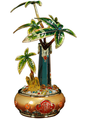 办公室发财树摆件公司开业礼物