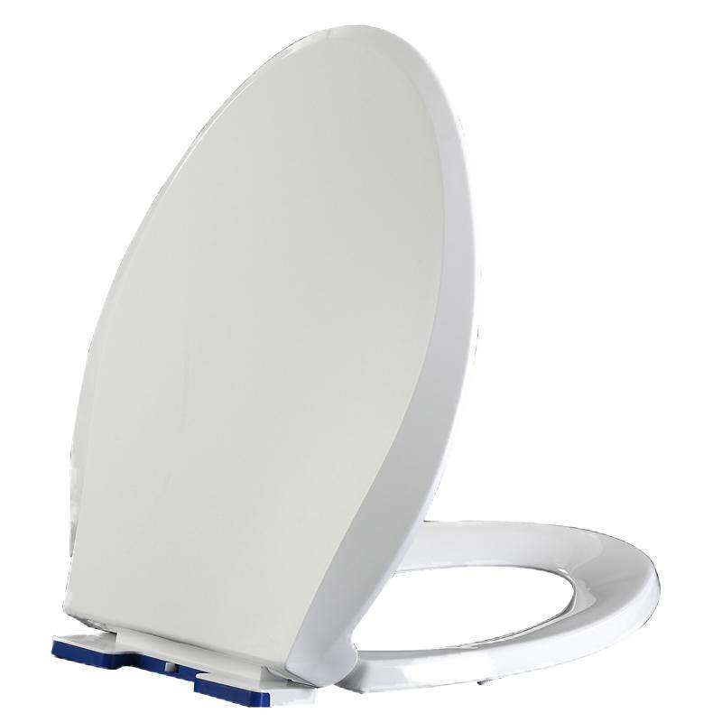 马桶盖家用通用加厚老式白色骨色米黄大V型U型O型坐便盖板厕所板
