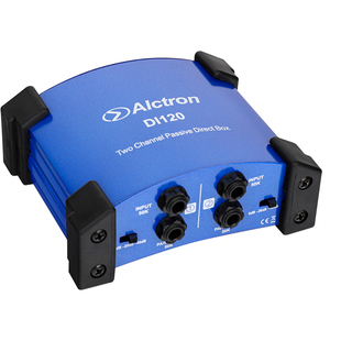 Alctron/爱克创DI120两路无源DI盒阻抗变换器DIBOX舞台效果器