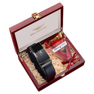 正品法莱阿玛尼皮带男士2025新款真皮腰带男款高档品牌礼物裤带男