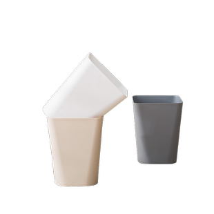 家用大号塑料北欧垃圾桶筒创意厨房客厅卧室卫生间无盖纸篓小号