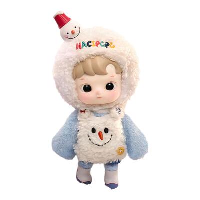 泡泡玛特HACIPUPU雪人来访人偶