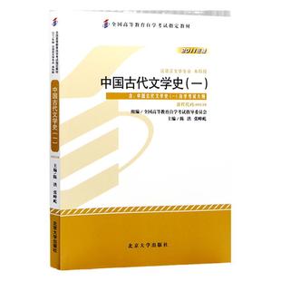 自学考试教材0538汉语言专升本的书籍00538中国古代文学史一陈洪北大版2026年成人成考自考成教专科套本大专升本科高等教育